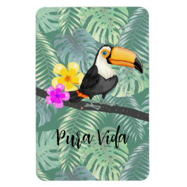 Tropische Toucan Pura Vida Design Magneet