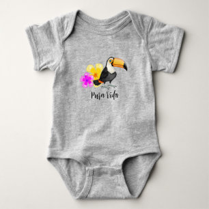 Tropische Toucan Pura Vida Design Romper