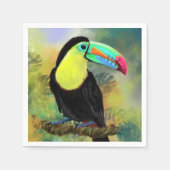 Tropische Toucan servetten (Voorkant)