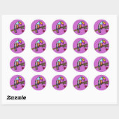 Tropische Toucan-Stickers Ronde Sticker (Vel)