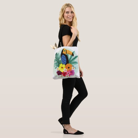 Tropische toucan T-Shirt Tote Bag (Op model)