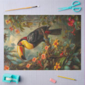 Tropische toucan tissuepapier (Craft)