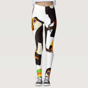 Tropische Toucan Vogels Patroon Leggings
