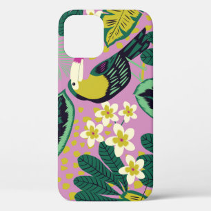 Tropische Toucans: bloemenpatroon Case-Mate iPhone Case