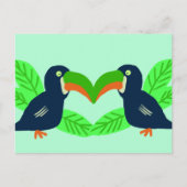 Tropische Toucans en bladeren Briefkaart (Voorkant)