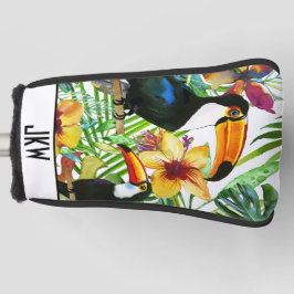 Tropische Toucans en exotische Floral Modern Trend Golfheadcover