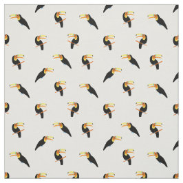 Tropische Toucans Exotische Vogels Zwart Wit Patro Stof