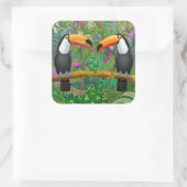 Tropische Toucans in Oerwouden Stickers (Tas)