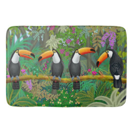 Tropische toucans vogels Bath Mat