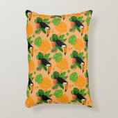 Tropische touccan Bird Seamless Pattern Accent Kussen (Voorkant(Verticaal))