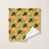 Tropische touccan Bird Seamless Pattern Bad Handdoek (Wasdoekje)
