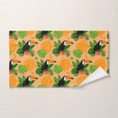 Tropische touccan Bird Seamless Pattern Bad Handdoek (Handdoek)