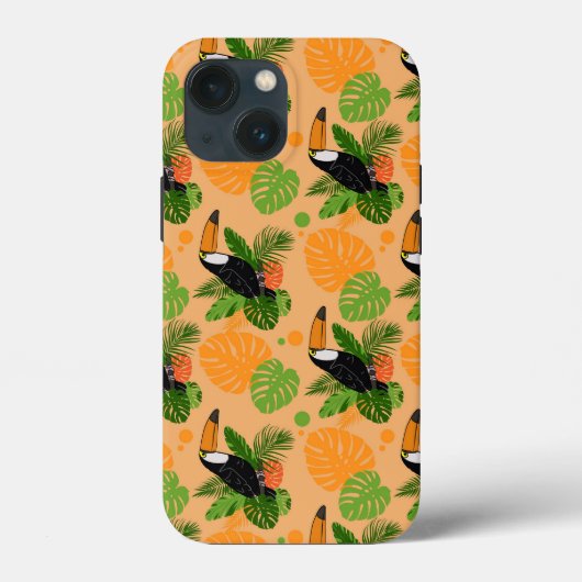 Tropische touccan Bird Seamless Pattern Case-Mate iPhone Case (Achterkant)