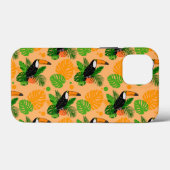Tropische touccan Bird Seamless Pattern Case-Mate iPhone Case (Achterkant (horizontaal))