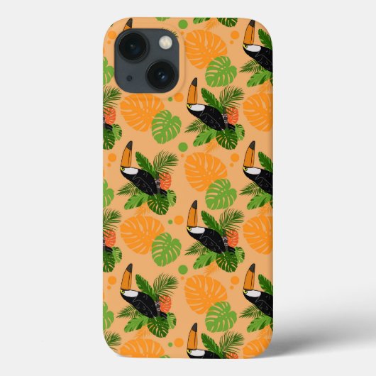 Tropische touccan Bird Seamless Pattern Case-Mate iPhone Case (Achterkant)