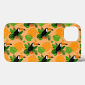 Tropische touccan Bird Seamless Pattern Case-Mate iPhone Case (Achterkant (horizontaal))