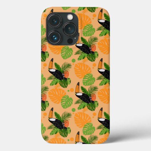 Tropische touccan Bird Seamless Pattern Case-Mate iPhone Case (Achterkant)