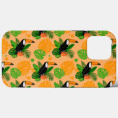 Tropische touccan Bird Seamless Pattern Case-Mate iPhone Case (Achterkant (horizontaal))