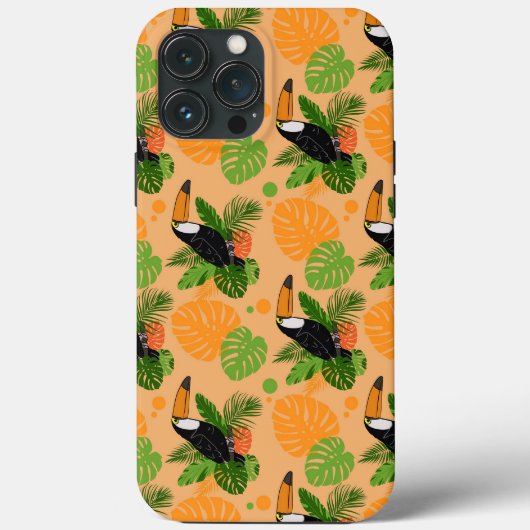 Tropische touccan Bird Seamless Pattern Case-Mate iPhone Case (Achterkant)