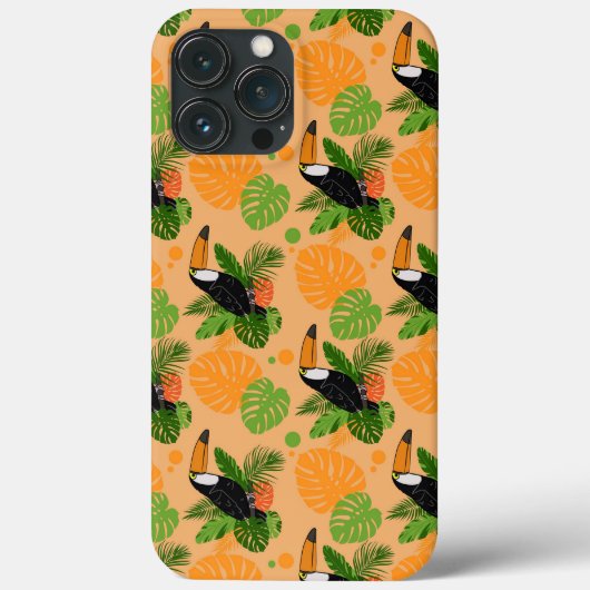 Tropische touccan Bird Seamless Pattern Case-Mate iPhone Case (Achterkant)
