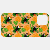 Tropische touccan Bird Seamless Pattern Case-Mate iPhone Case (Achterkant (horizontaal))