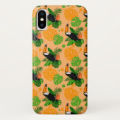 Tropische touccan Bird Seamless Pattern Case-Mate iPhone Case (Achterkant)
