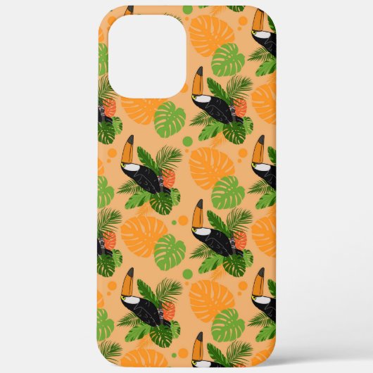Tropische touccan Bird Seamless Pattern Case-Mate iPhone Case (Achterkant)