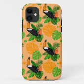 Tropische touccan Bird Seamless Pattern Case-Mate iPhone Case (Achterkant)