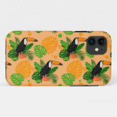 Tropische touccan Bird Seamless Pattern Case-Mate iPhone Case (Achterkant (horizontaal))