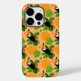 Tropische touccan Bird Seamless Pattern Case-Mate iPhone 14 Pro Hoesje