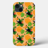 Tropische touccan Bird Seamless Pattern Case-Mate iPhone Case (Achterkant)