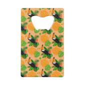 Tropische touccan Bird Seamless Pattern Creditkaart Flessenopener (Achterkant)