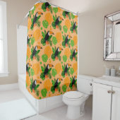 Tropische touccan Bird Seamless Pattern Douchegordijn (In situ)