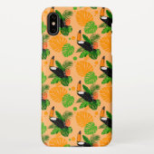 Tropische touccan Bird Seamless Pattern iPhone Hoesje (Achterkant)