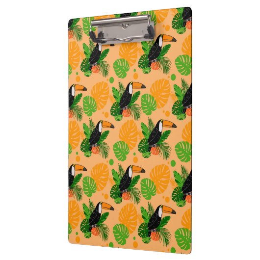 Tropische touccan Bird Seamless Pattern Klembord (Links)