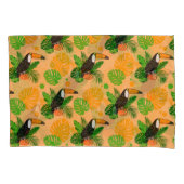 Tropische touccan Bird Seamless Pattern Kussensloop (Voorkant-Links)