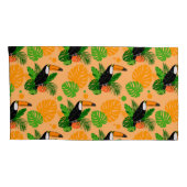 Tropische touccan Bird Seamless Pattern Kussensloop (Achterkant-Rechts)