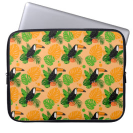 Tropische touccan Bird Seamless Pattern Laptop Sleeve