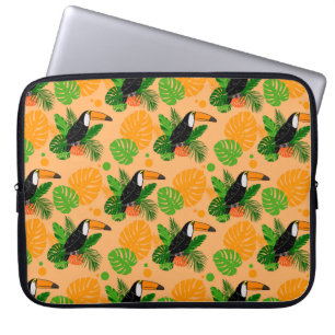 Tropische touccan Bird Seamless Pattern Laptop Sleeve
