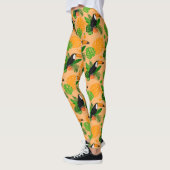 Tropische touccan Bird Seamless Pattern Leggings (Links)