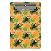Tropische touccan Bird Seamless Pattern Mini Klembord (Voorkant)