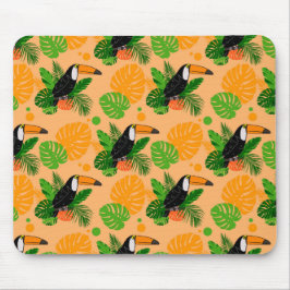 Tropische touccan Bird Seamless Pattern Muismat