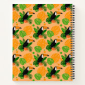Tropische touccan Bird Seamless Pattern Notitieboek (Achterkant)