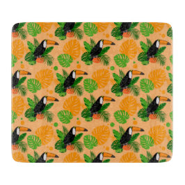 Tropische touccan Bird Seamless Pattern Snijplank
