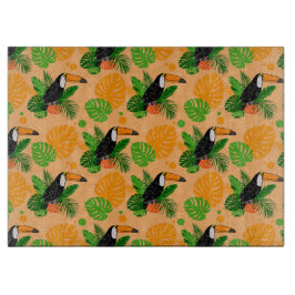Tropische touccan Bird Seamless Pattern Snijplank
