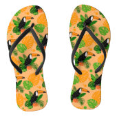 Tropische touccan Bird Seamless Pattern Teenslippers (Voetbed)