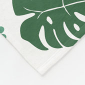 Tropische touccan, middelgroot fleece deken (Hoek)