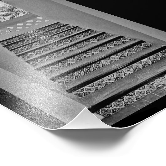 Tropische trap foto afdruk (Hoek)