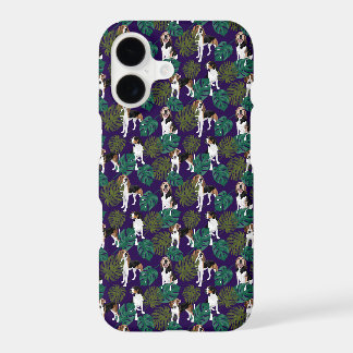 Tropische Treeing Walker Coonhound Blauw