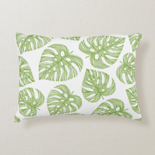Tropische trendy naadloos patroon met exotische pa accent kussen